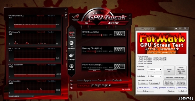 [3/25更新]【戰神 II 次降臨】ASUS ARES II 7990 6G DDR5  強勢登場