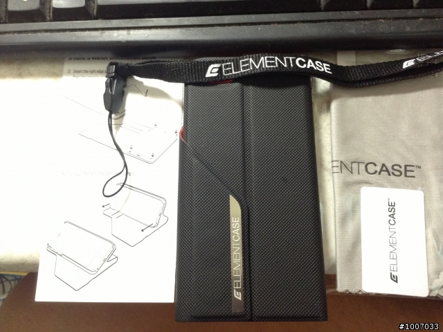 [開箱[Element case soft-tec mobile wallet iphone 5皮套