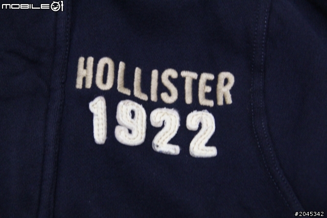 [新外套分享]A&F副牌-Hollister毛料連帽海軍藍外套