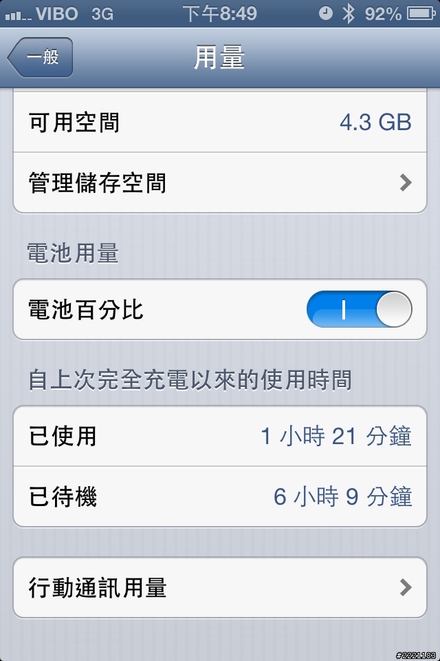 4s跟ipadmini經由一個小改變，這樣的電量會不會太省電了
