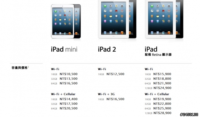 看不到IPAD4或是NEW IPAD