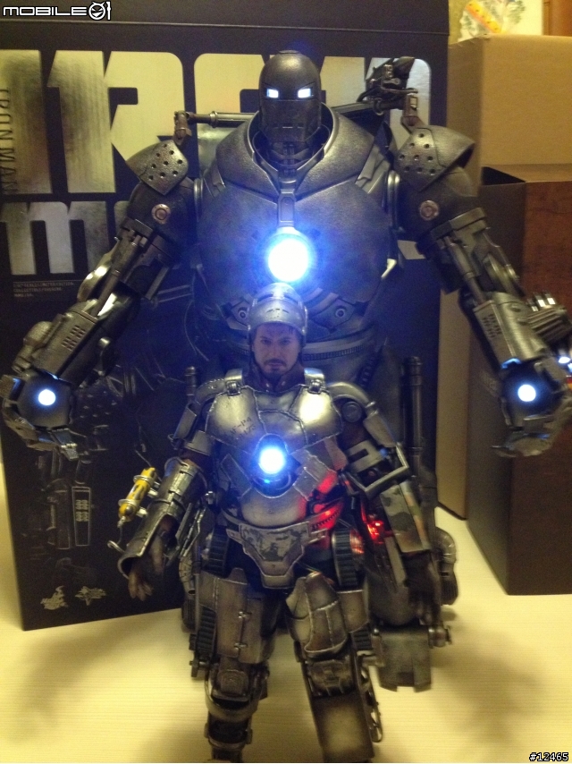 [圖多] Hot Toys Mark I 2.0 and 鐵霸王晚半年開箱 之父與子特集