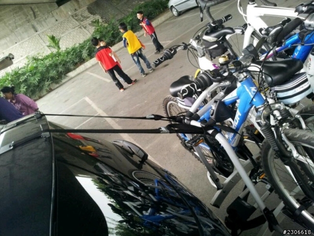 308SW 加裝拖車架與單車攜車架