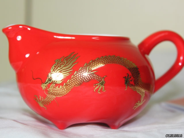 [開箱]中國國瓷 永豐源 龍鳳呈祥 茶具組 滿堂紅