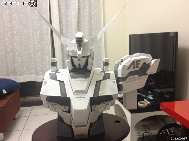 【紙模型】獨角獸鋼彈 Unicorn Gundam 新手處女作 (持續更新中)