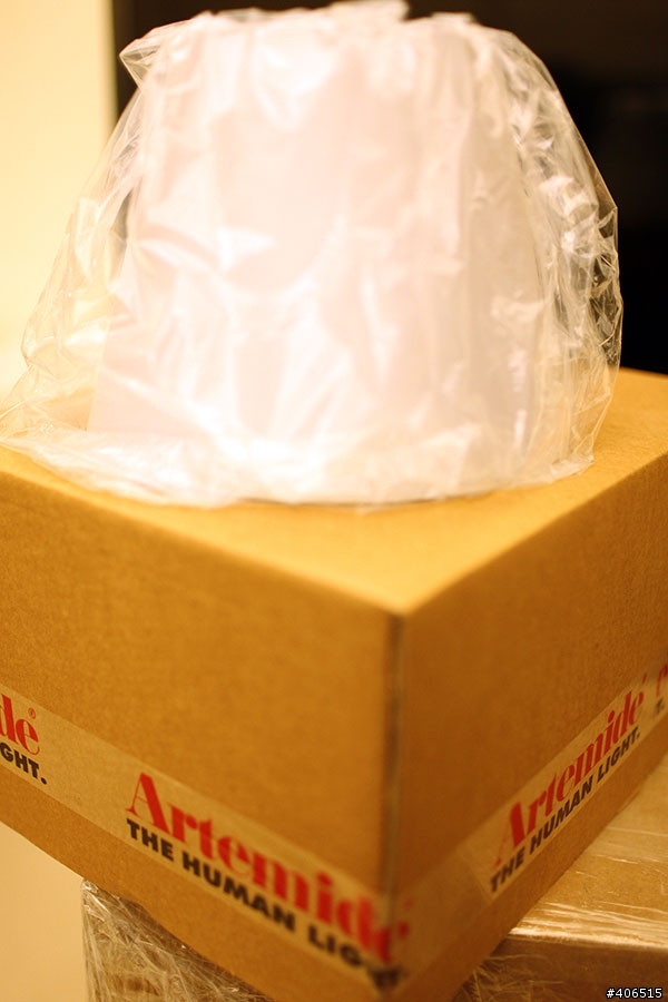 【開箱】Artemide Melampo Parete 壁燈銀色附開關一對