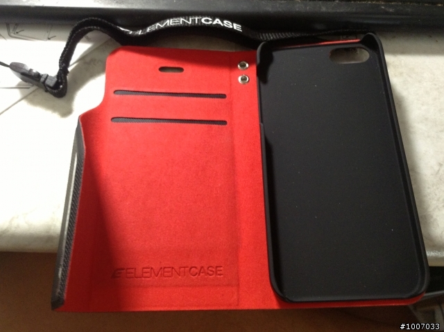 [開箱[Element case soft-tec mobile wallet iphone 5皮套