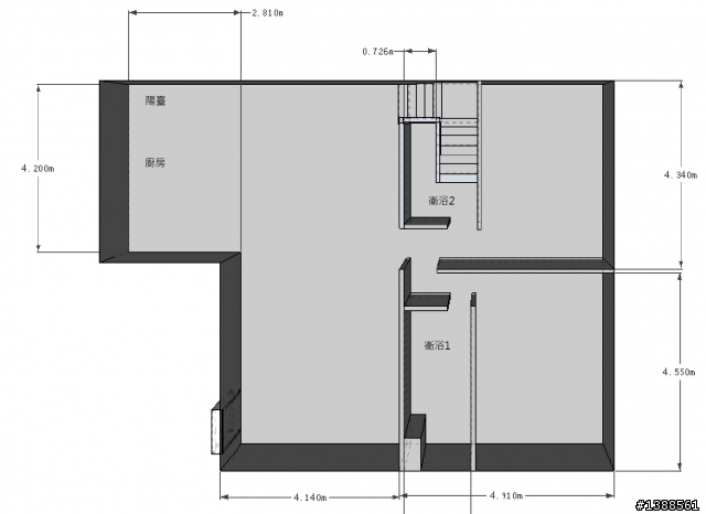 廚房浴廁移位及房間隔間建議