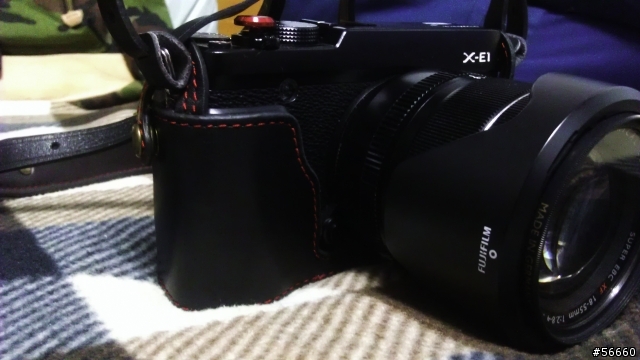 FUJI XE-1 KAZA 手工訂製牛皮套+背帶分享