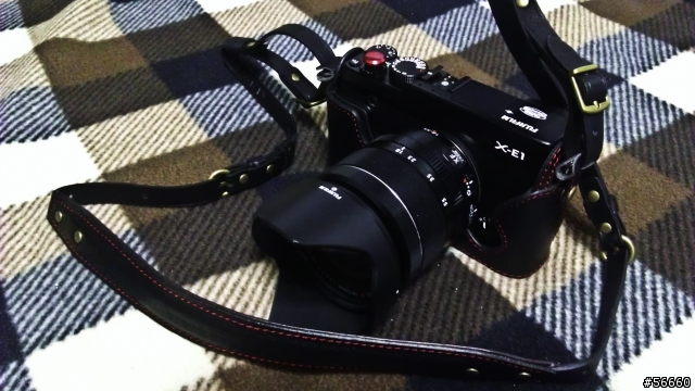 FUJI XE-1 KAZA 手工訂製牛皮套+背帶分享
