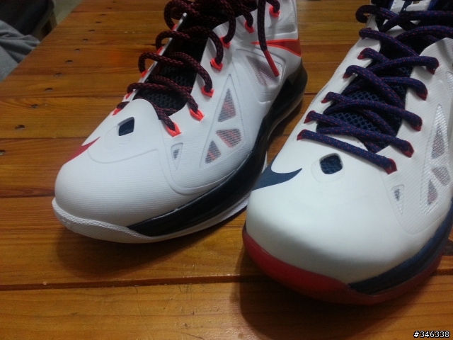 今天一早在公司踢到 Lebron X "home"  的箱子