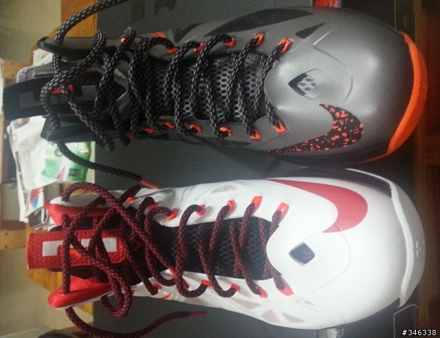 今天一早在公司踢到 Lebron X "home"  的箱子
