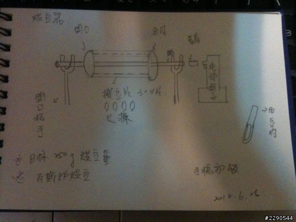 [咖啡DIY] 自製滾筒式咖啡烘豆器