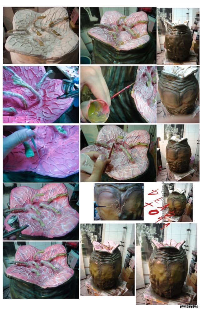 作品分享1:1大型雕塑 異形蛋製作圖 愼入