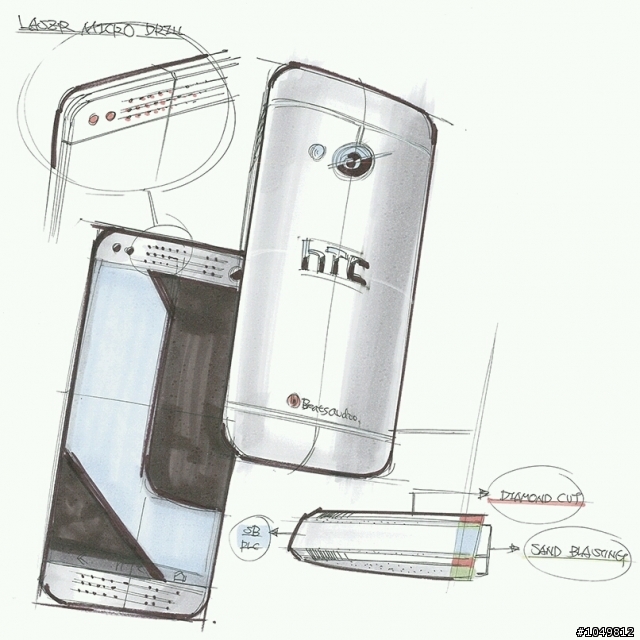 New hTC One 設計草稿大公開