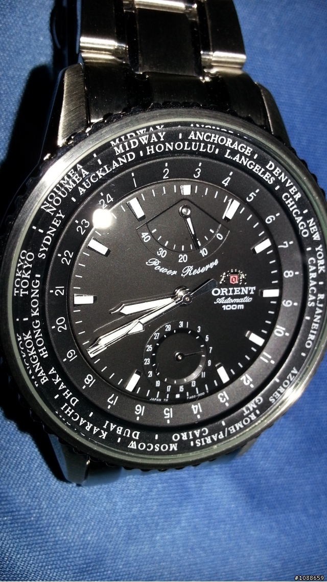 「開箱」Orient 世界時區自動機械腕錶CFA02