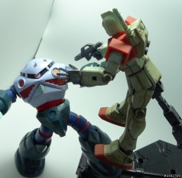 不專業組裝4- 機房裡搬出來的老舊吉姆 HG RGM-79 GM