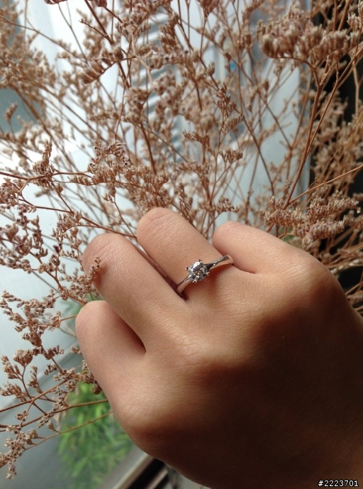 [開箱]~點睛品婚戒到手! 愛心爪超美