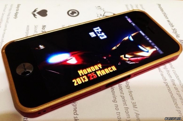 iphone5 鋼鐵人樣式雙色鋁框!
