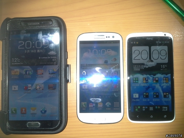 我用了SAMSUNG和HTC的這一代手機。