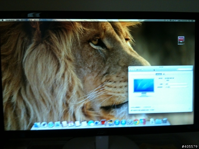 Mac mini開機完成後螢幕色彩與解析度有問題