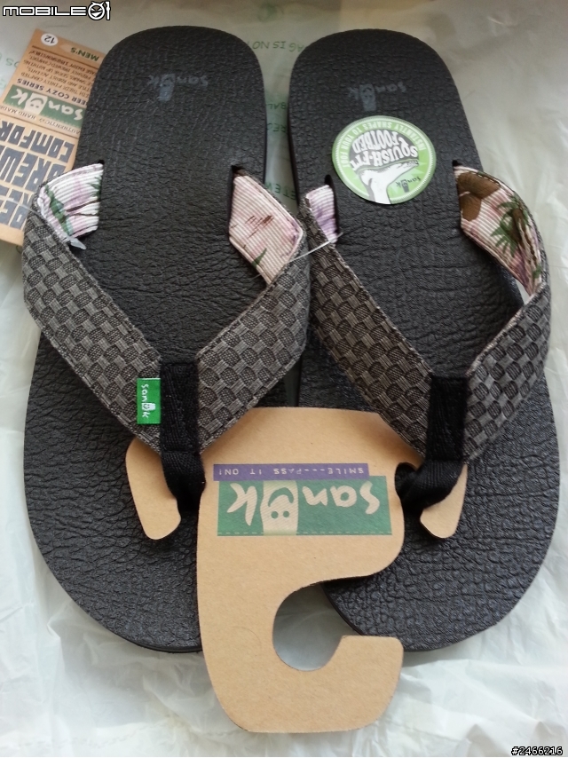 [ 開箱 ]  Sanuk sandals 簡易開箱