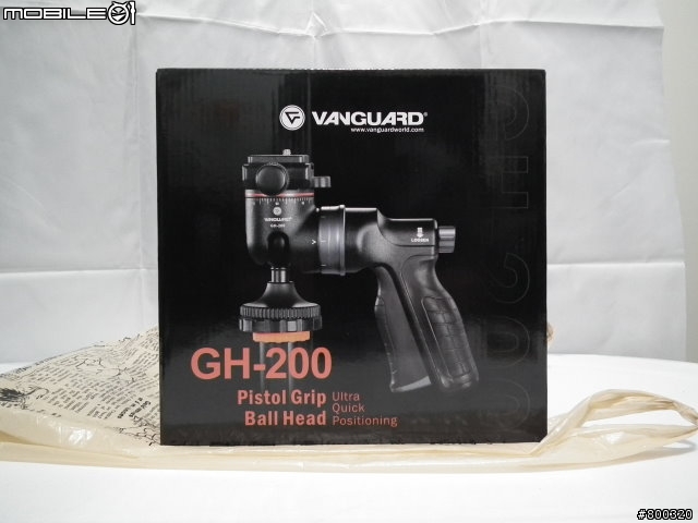 [開箱] 最終回一次到位 Vanguard GH-300T 精嘉 槍型手把雲台