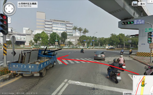 左楠路 與 加昌路口 行車糾紛 問題