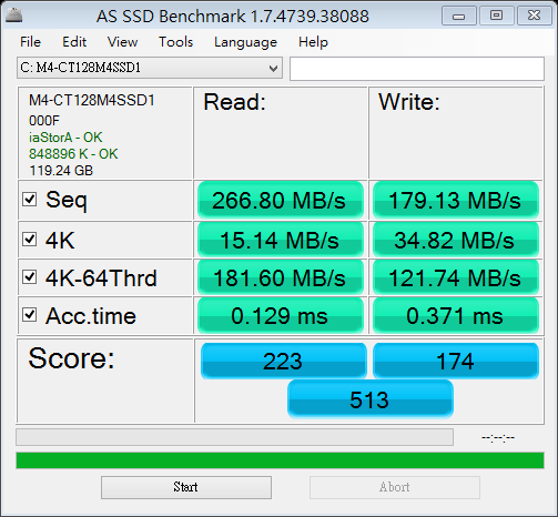 SSD在筆電上的效能差異?