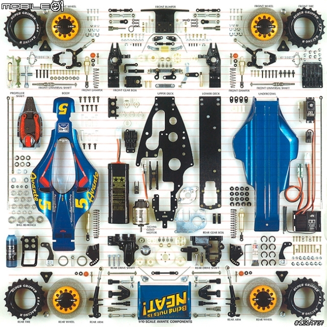 Tamiya Avante 2011 田宮 前衛者 1/10  (新增1/32四驅車版本 Avante)