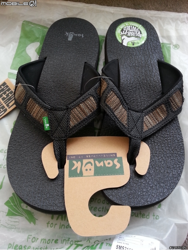 [ 開箱 ]  Sanuk sandals 簡易開箱