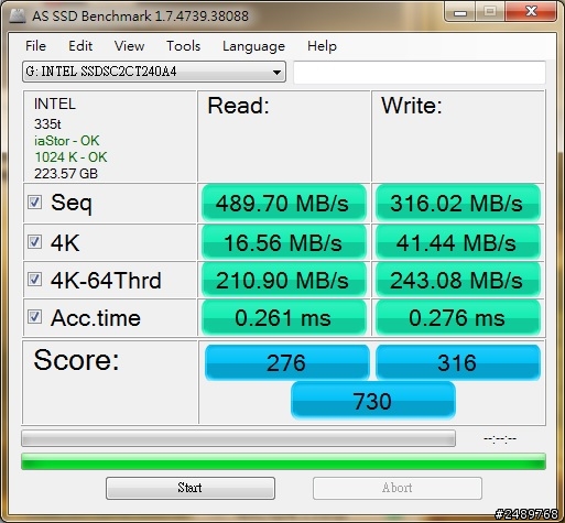 [開箱] Intel SSD 335 20nm 240G