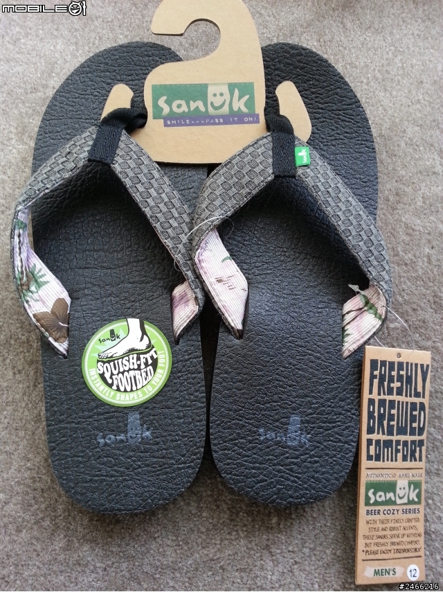 [ 開箱 ]  Sanuk sandals 簡易開箱