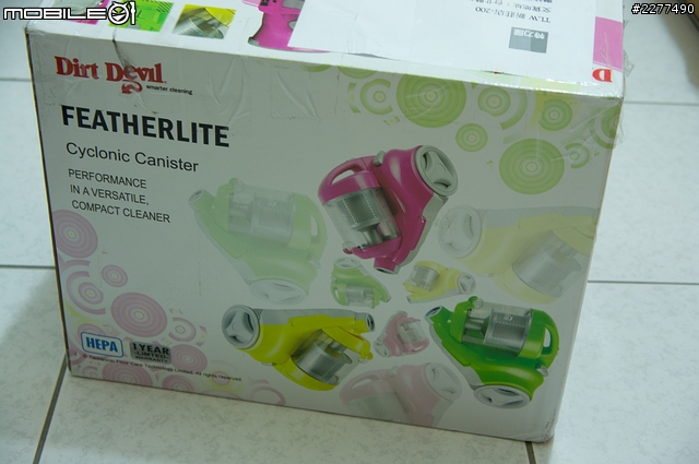 最近敗家的兩項之一 dirt devil-4代特價品