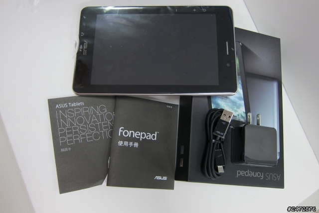 [開箱] 帶財進家門 ASUS FonePad 香檳金開箱