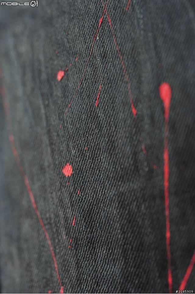 [絕對桃色] Jeansda"Lightning Bolt"Antique 桃閃上膠牛