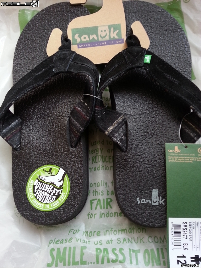 [ 開箱 ]  Sanuk sandals 簡易開箱