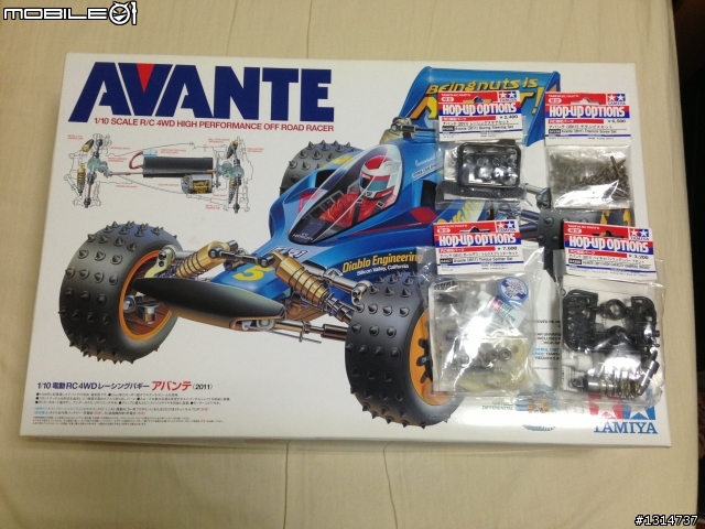 Tamiya Avante 2011 田宮 前衛者 1/10  (新增1/32四驅車版本 Avante)