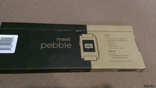 [開箱文]Pebble watch(智慧型手錶)