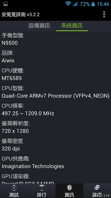 [開箱] Aiwix N9500 四核6589手機開箱囉...