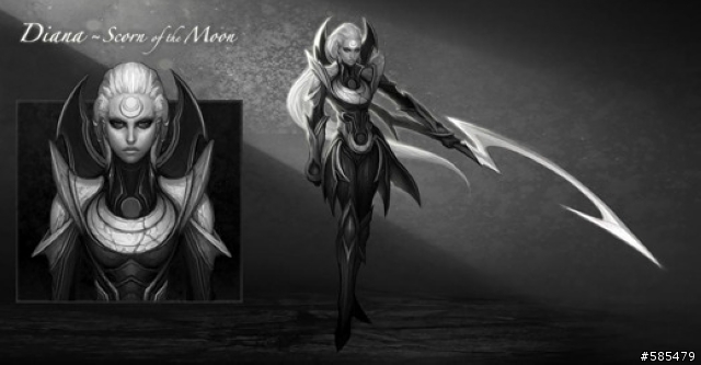 [分享] LoL 英雄聯盟 自製人形- 輕藐之月 Diana (圖多慎入)