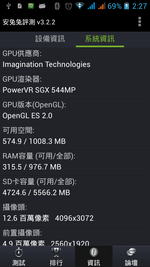 [開箱]長江U-ta GF-3 四核MTK6589晶片