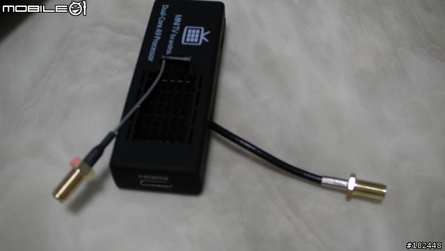 MK808 雙核8G Android 4.1.1 智慧平板電視 wifi 天線改裝