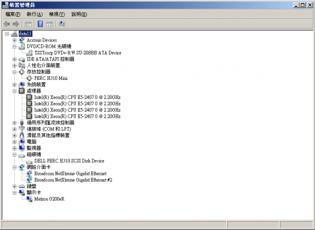 Dell PowerEdge R320伺服器
