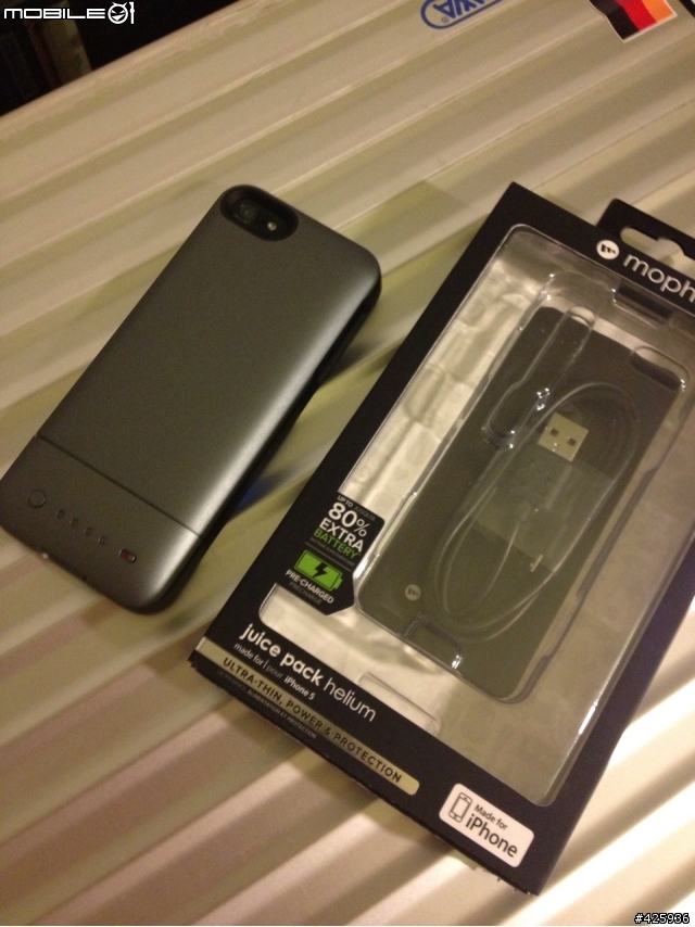 [不專業開箱文] iPhone5 mophie juice pack helium™ - iPhone 5