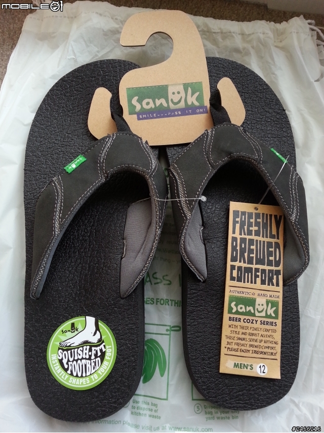 [ 開箱 ]  Sanuk sandals 簡易開箱