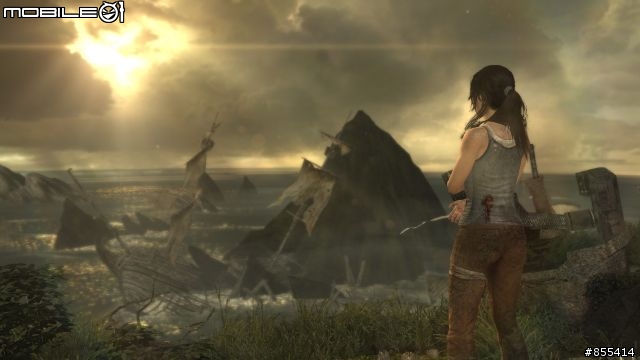 蘿拉的「蓬頭散髮」，古墓奇兵特效檢測by HD7770