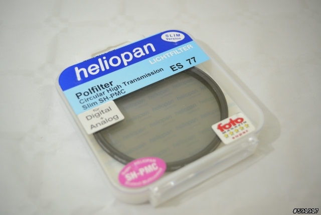 [簡易開箱] Heliopan 77mm 超薄 "高透光" 多層膜 環形偏光鏡