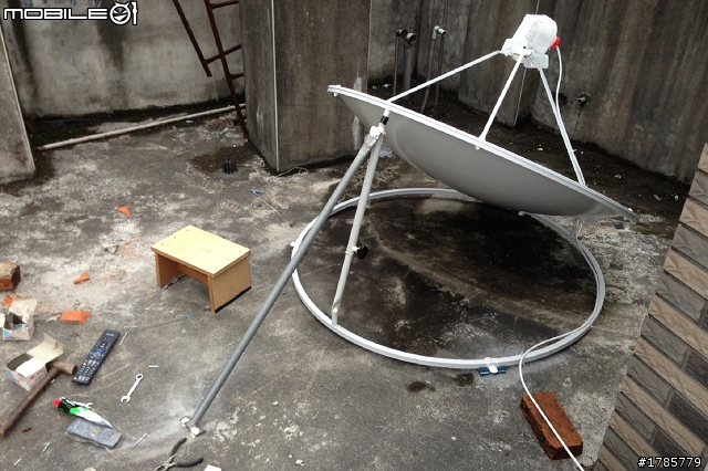 分享日本BS衛星(110度CS)120cm小耳朵,我的第一次DIY安裝心得