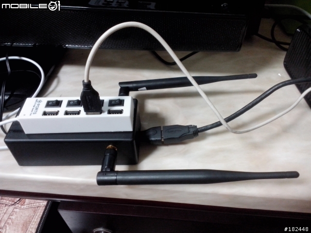 MK808 雙核8G Android 4.1.1 智慧平板電視 wifi 天線改裝